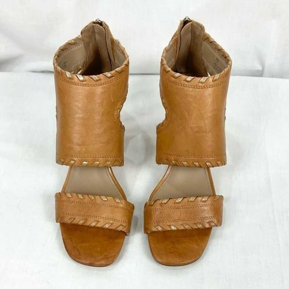 Donald Pliner Brown Wedge Sandals In Natural Brow… - image 2