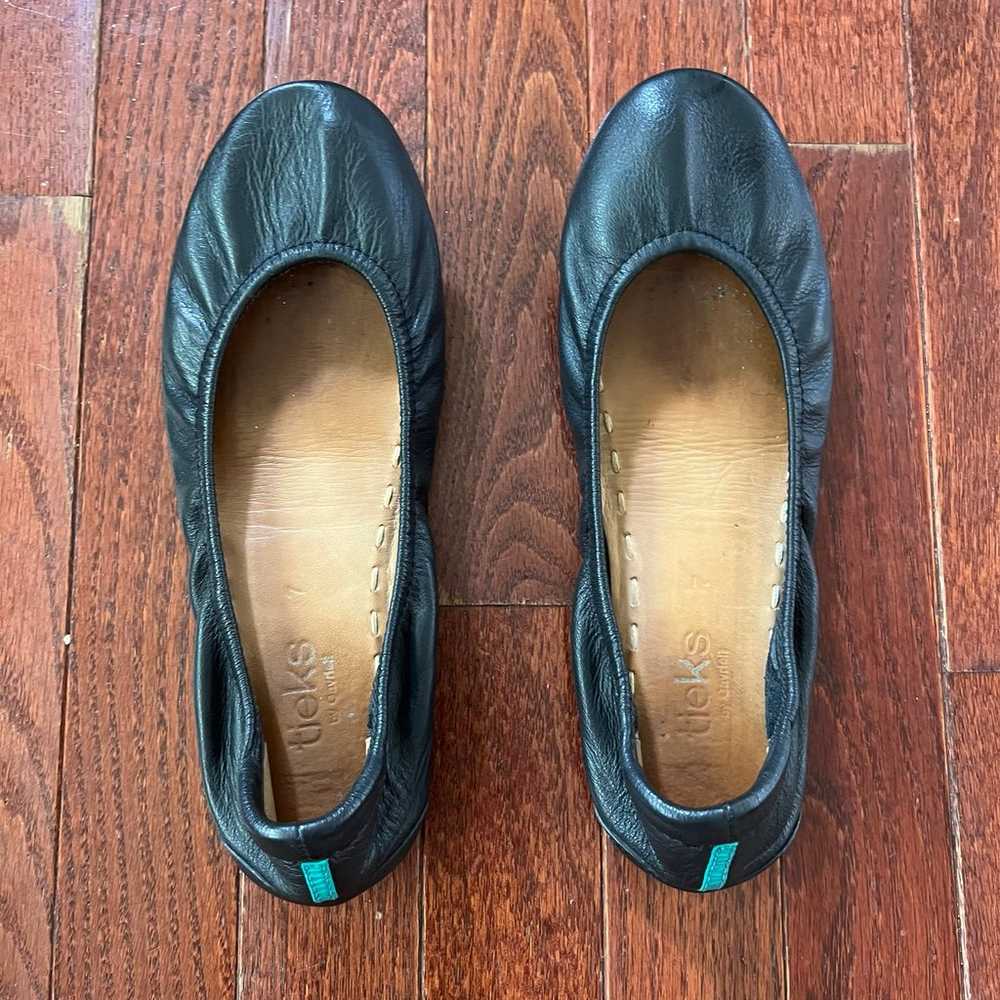 Tieks By Gavrieli Black Leather Foldable Ballet F… - image 3