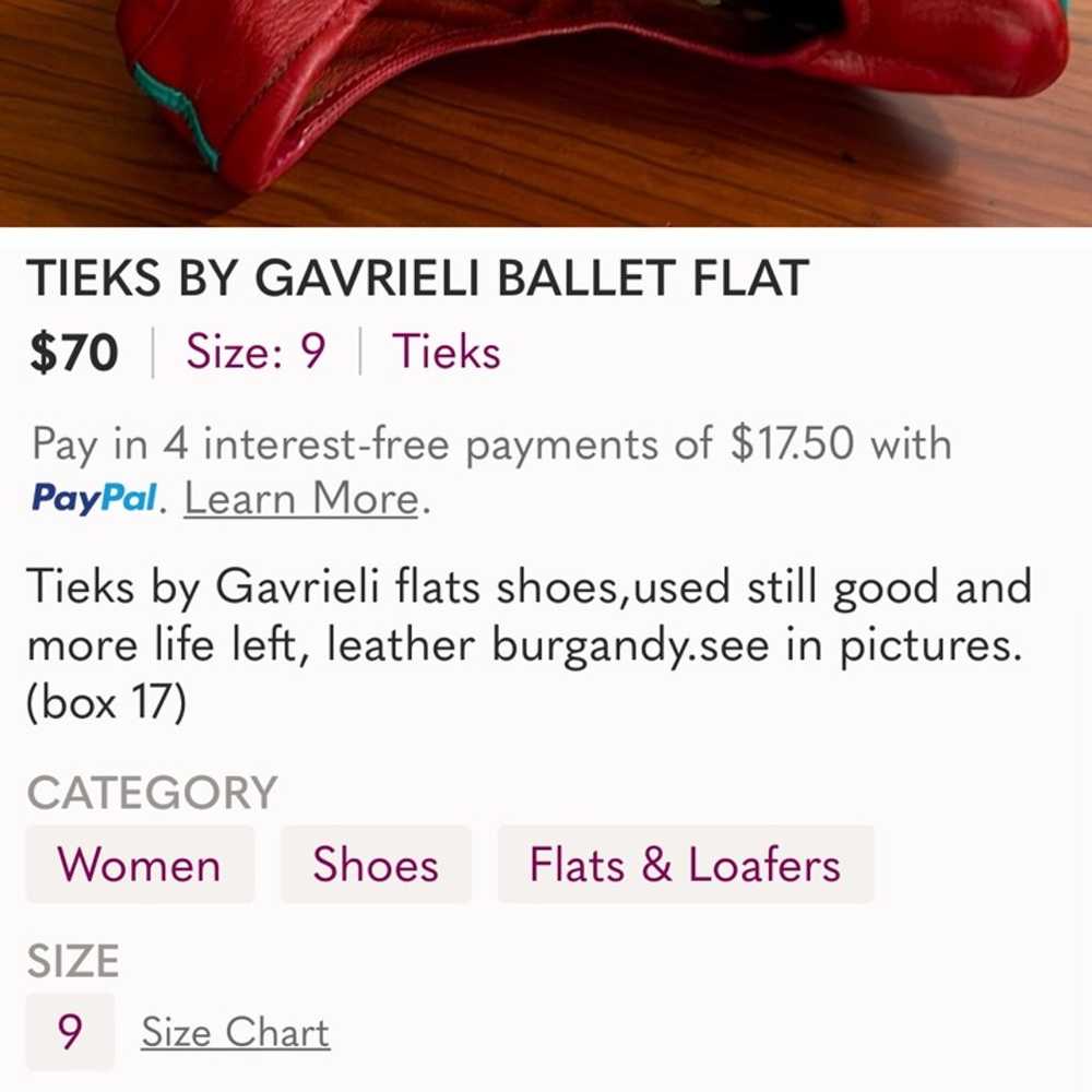 TIEKS BY GABRIELI BALLET FLATS - image 6