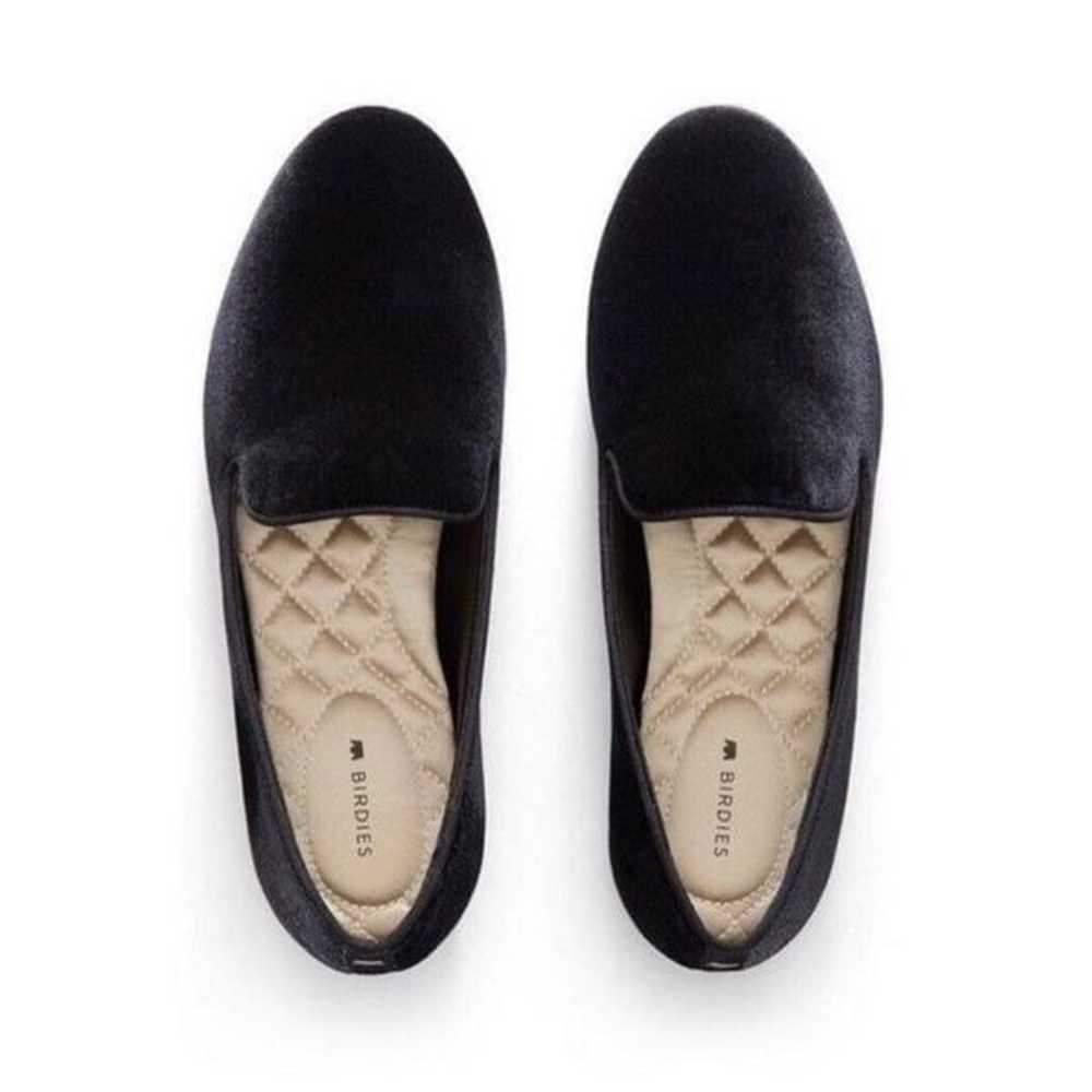 Birdies The Starling Velvet Black Loafers Flats S… - image 3