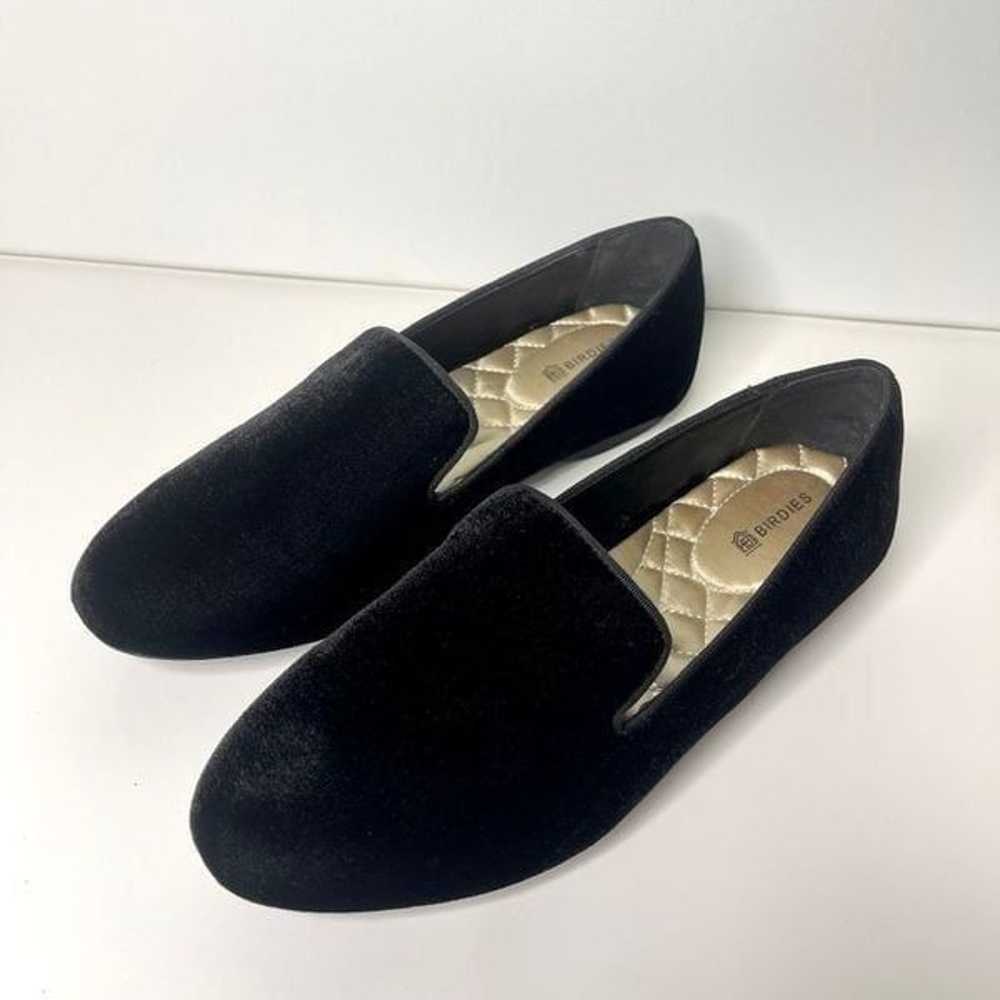 Birdies The Starling Velvet Black Loafers Flats S… - image 4