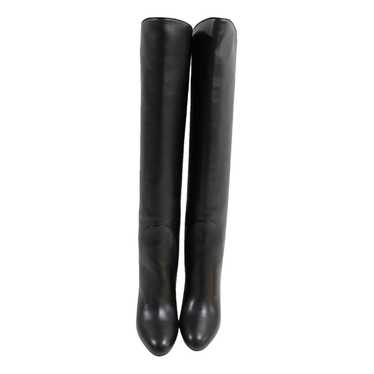 Jimmy Choo Madalie leather riding boots