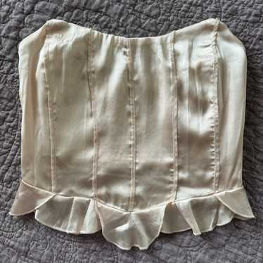 Free People Pale Pink Corset - Excellent Condition