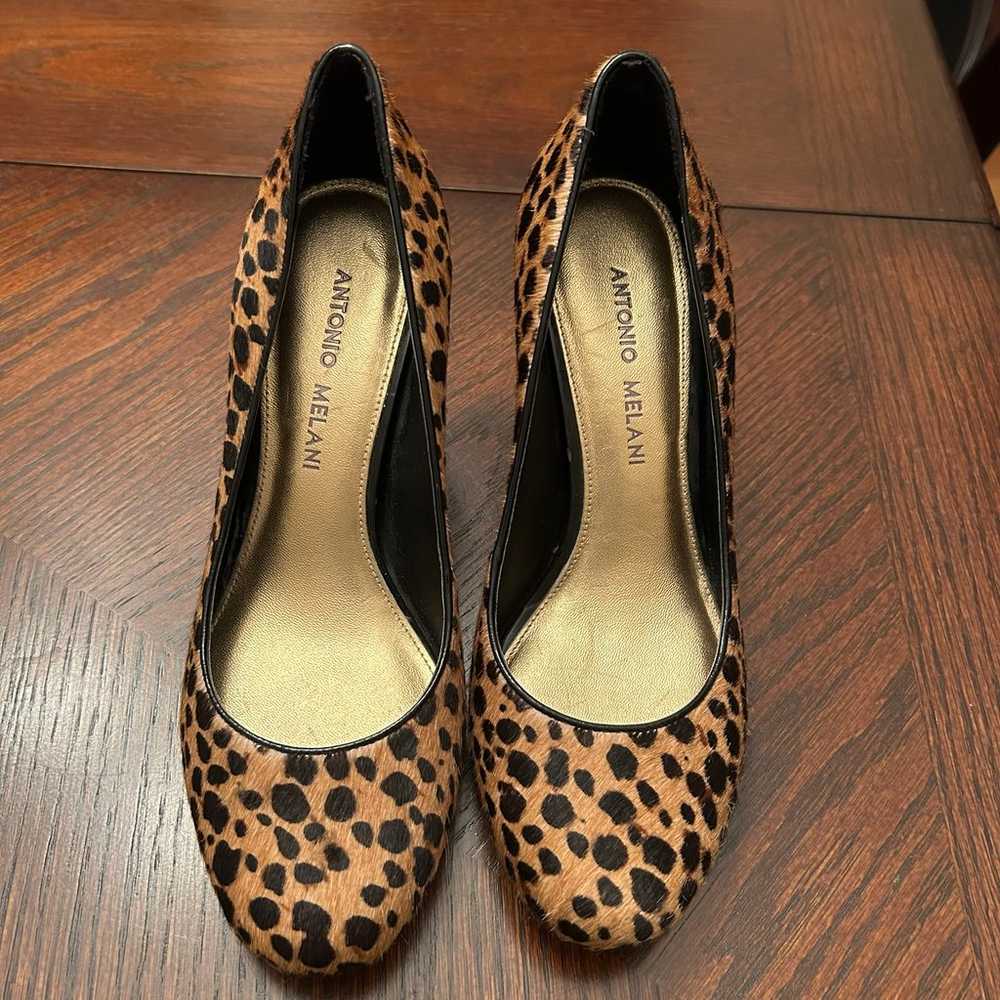 Antonio Melani Leopard Animal Print Hair Calf Kit… - image 2