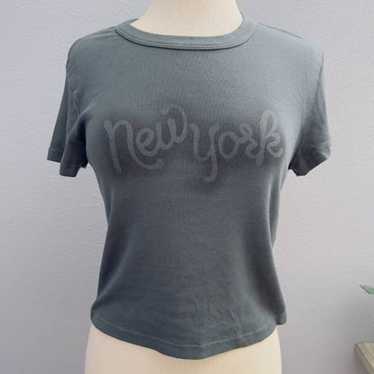 Daydreamer Free People New York Shrunken Tee Vinta