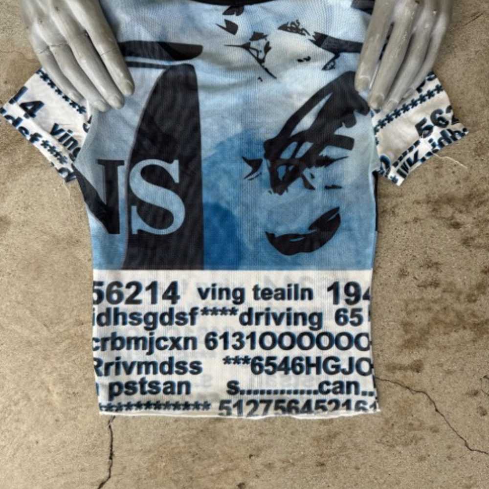 VINTAGE Y2K JPG/ MARGIELA -ESK SHEER TOP - image 2