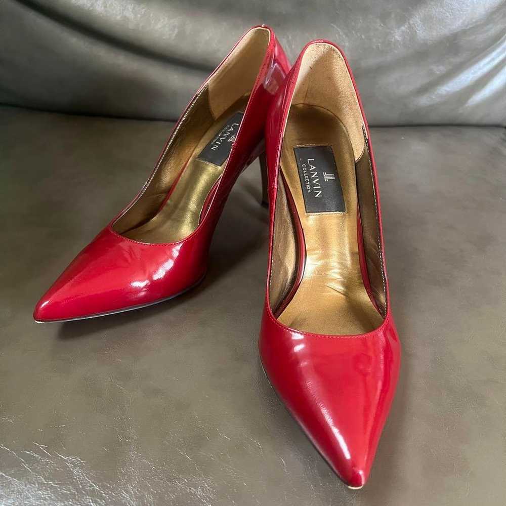 LANVIN Red High Heel Pumps - image 1