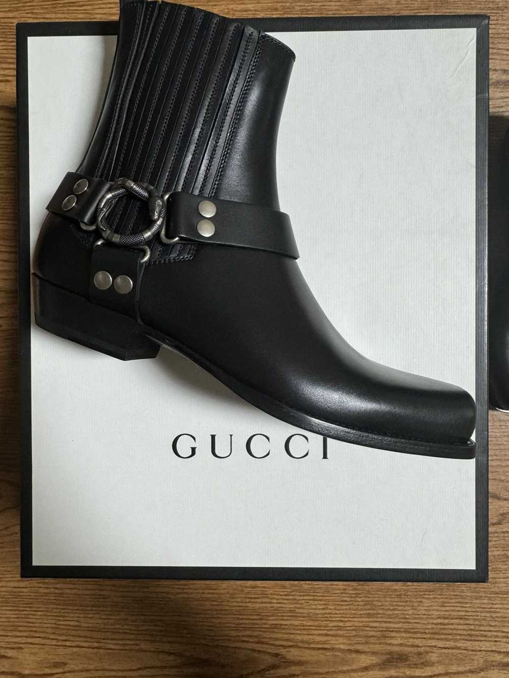 Gucci Gucci by Alessandro Michele Motorcycle Boot… - image 7