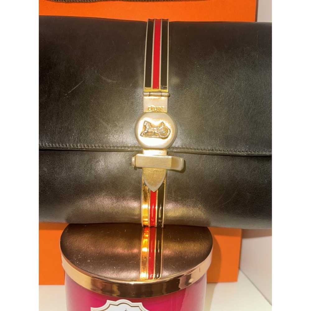 Celine Triomphe leather clutch bag - image 2