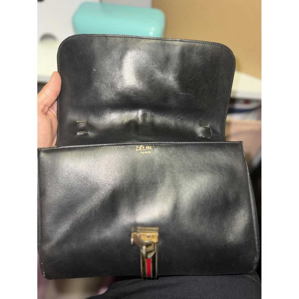 Celine Triomphe leather clutch bag - image 5