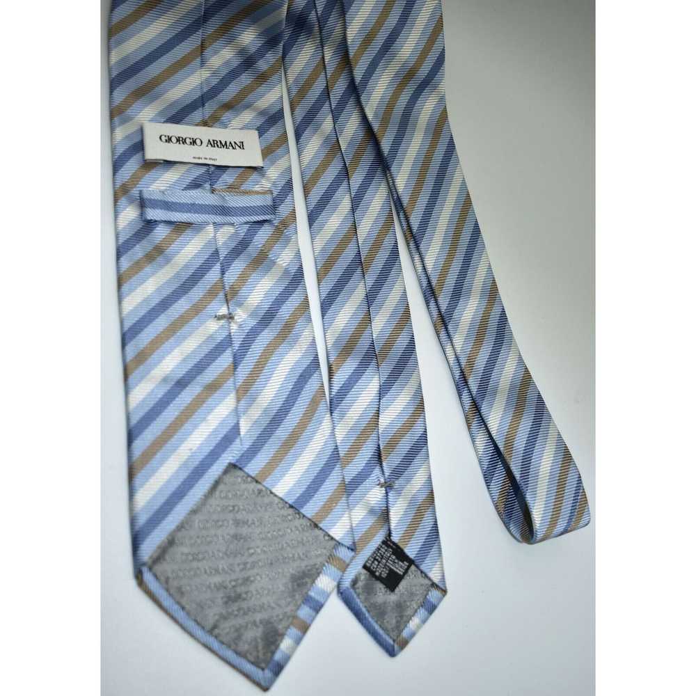 Giorgio Armani A2 Auth Giorgio ARMANI Silk Tie Ma… - image 2