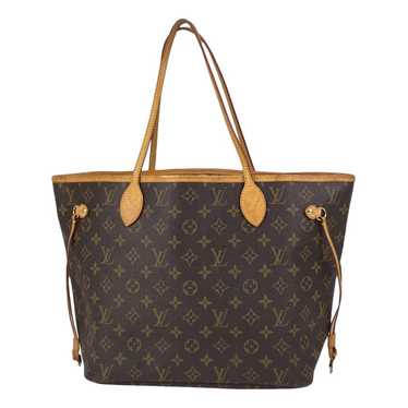 Louis Vuitton Neverfull leather handbag