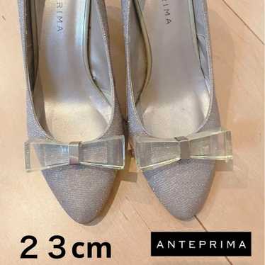 ANTEPRIMA Lamé Gold Pumps 23cm