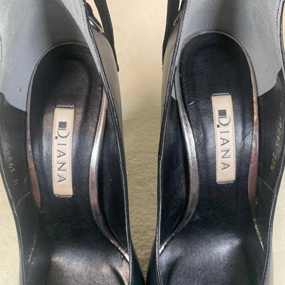 Excellent condition DIANA black leather high-heel… - image 9