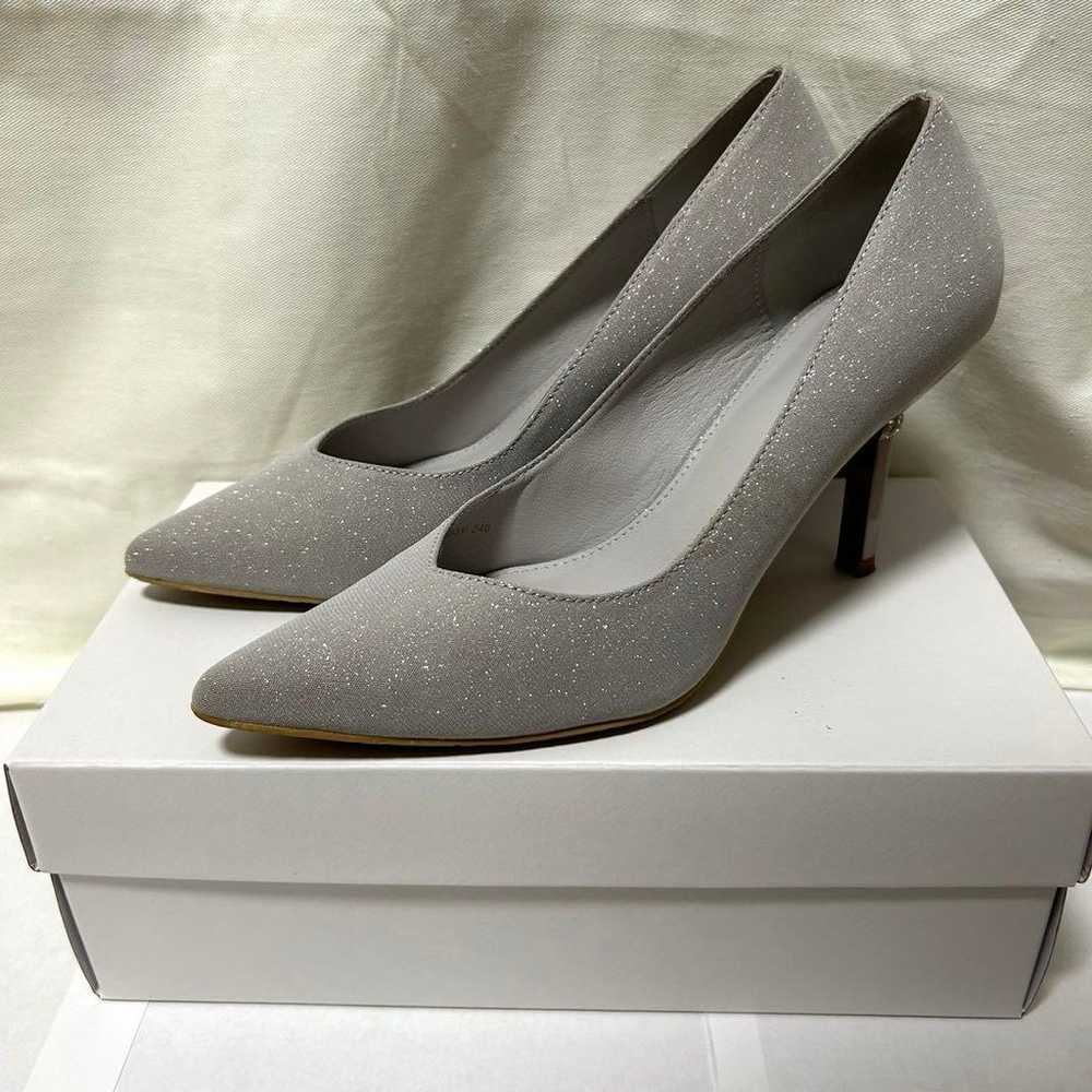 RANDA Grey Glitter Pumps - image 2