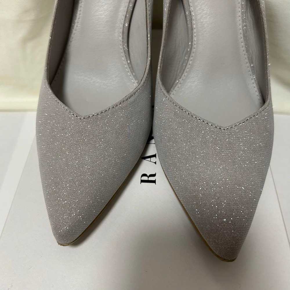 RANDA Grey Glitter Pumps - image 5