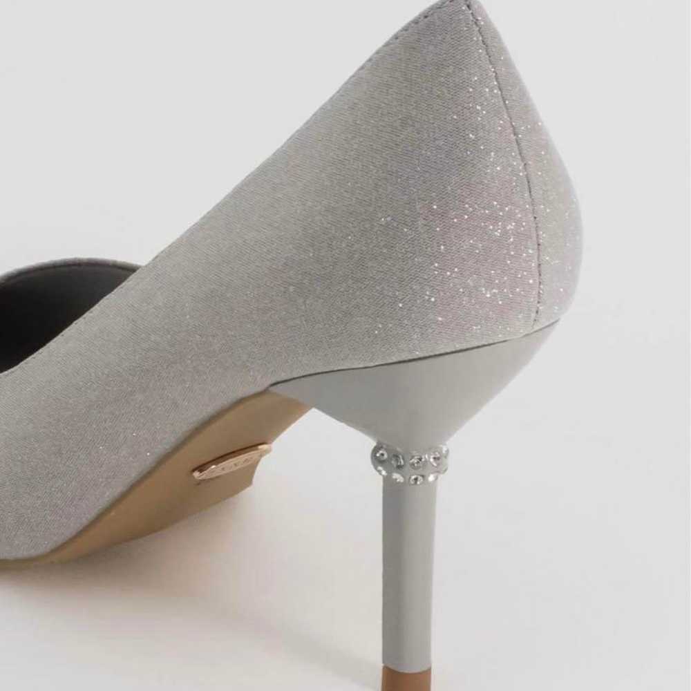 RANDA Grey Glitter Pumps - image 6