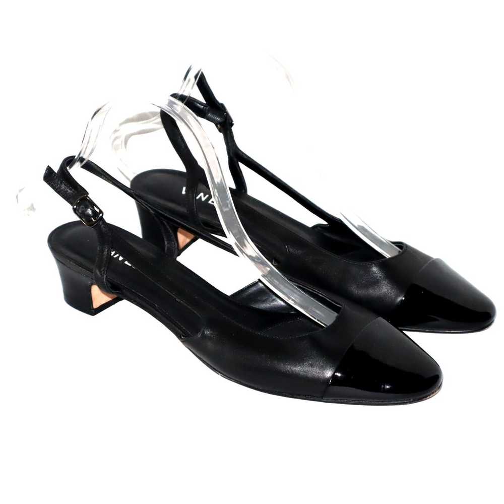 Women's VANELi Black Aliz Leather Slingback Pump … - image 2