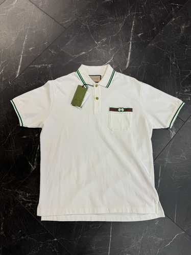 Gucci Brand New White Gucci Polo Shirt - image 1