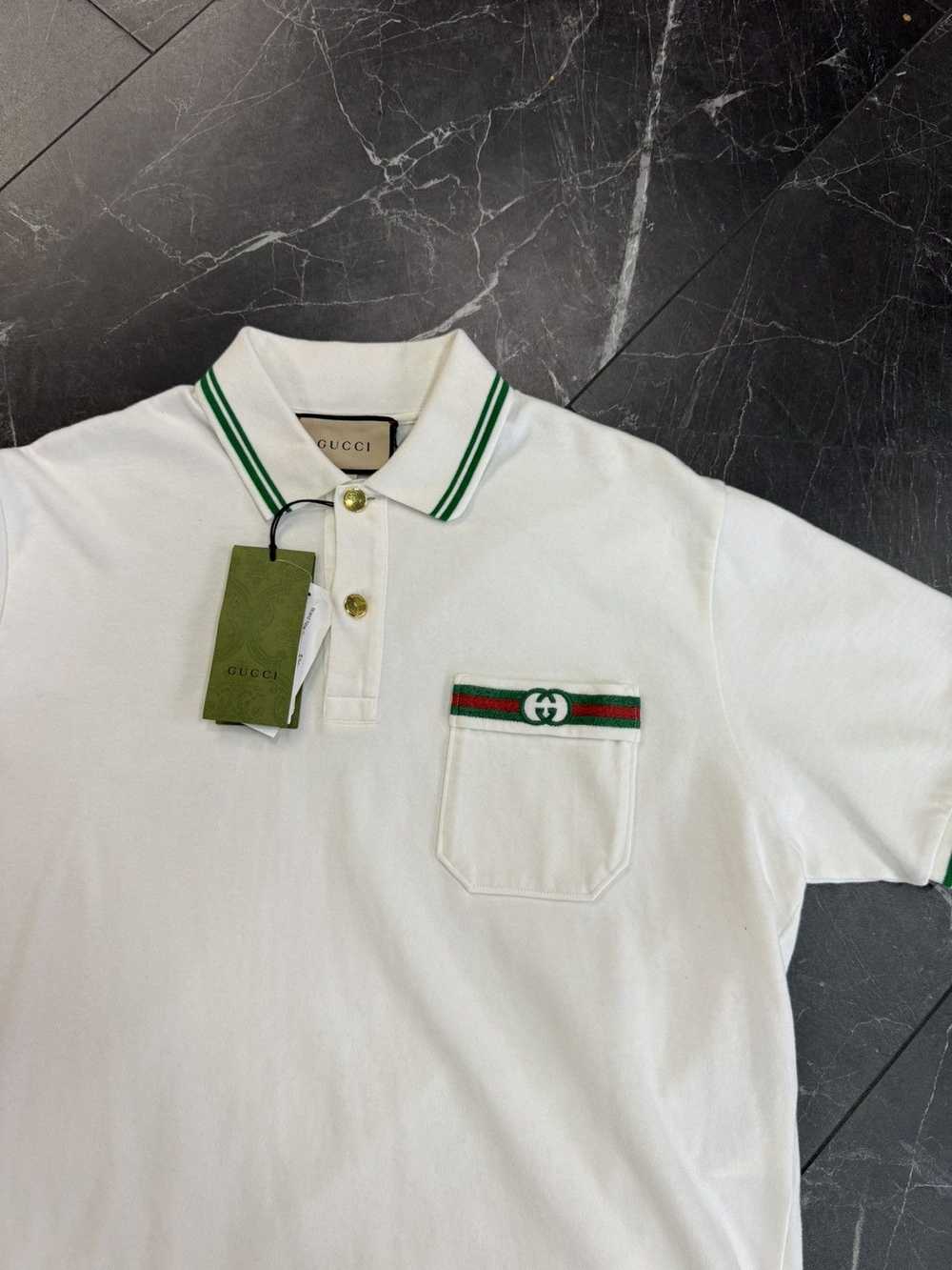 Gucci Brand New White Gucci Polo Shirt - image 2