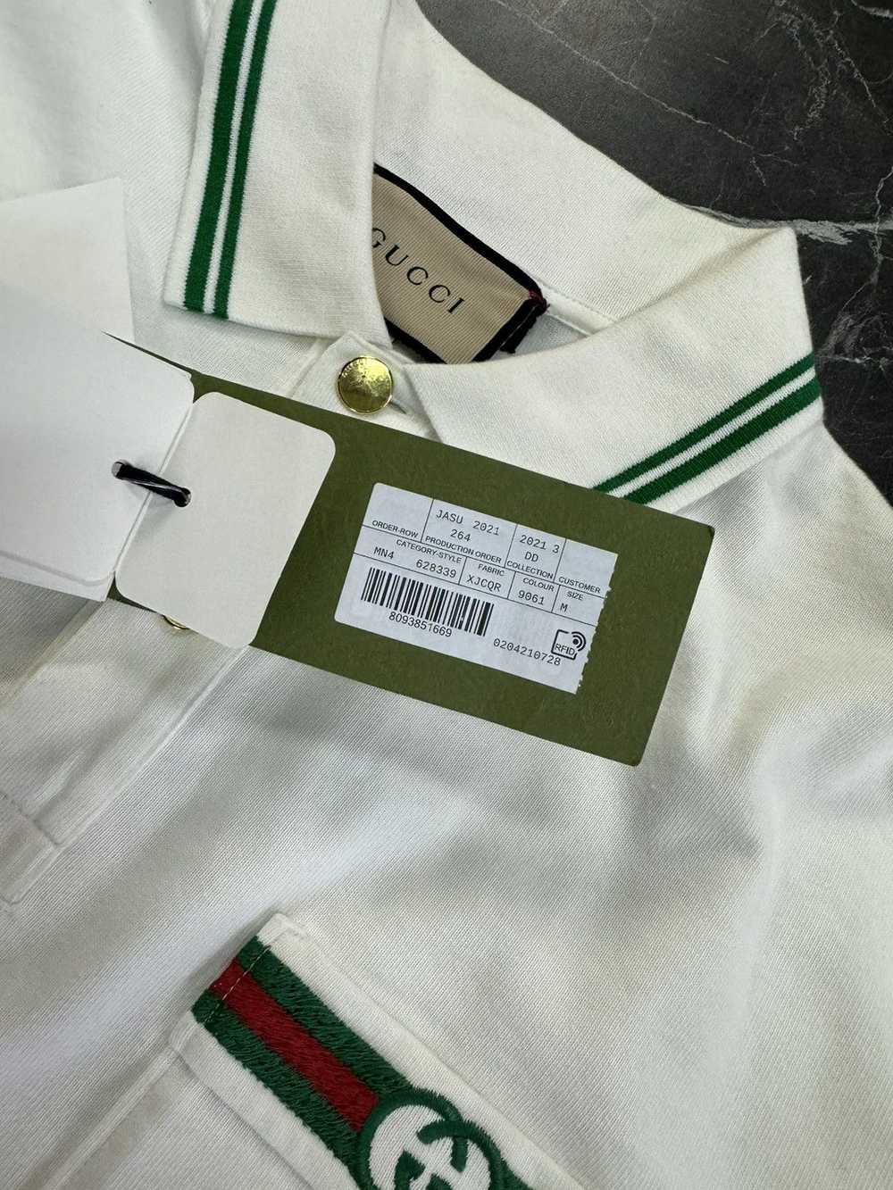 Gucci Brand New White Gucci Polo Shirt - image 4