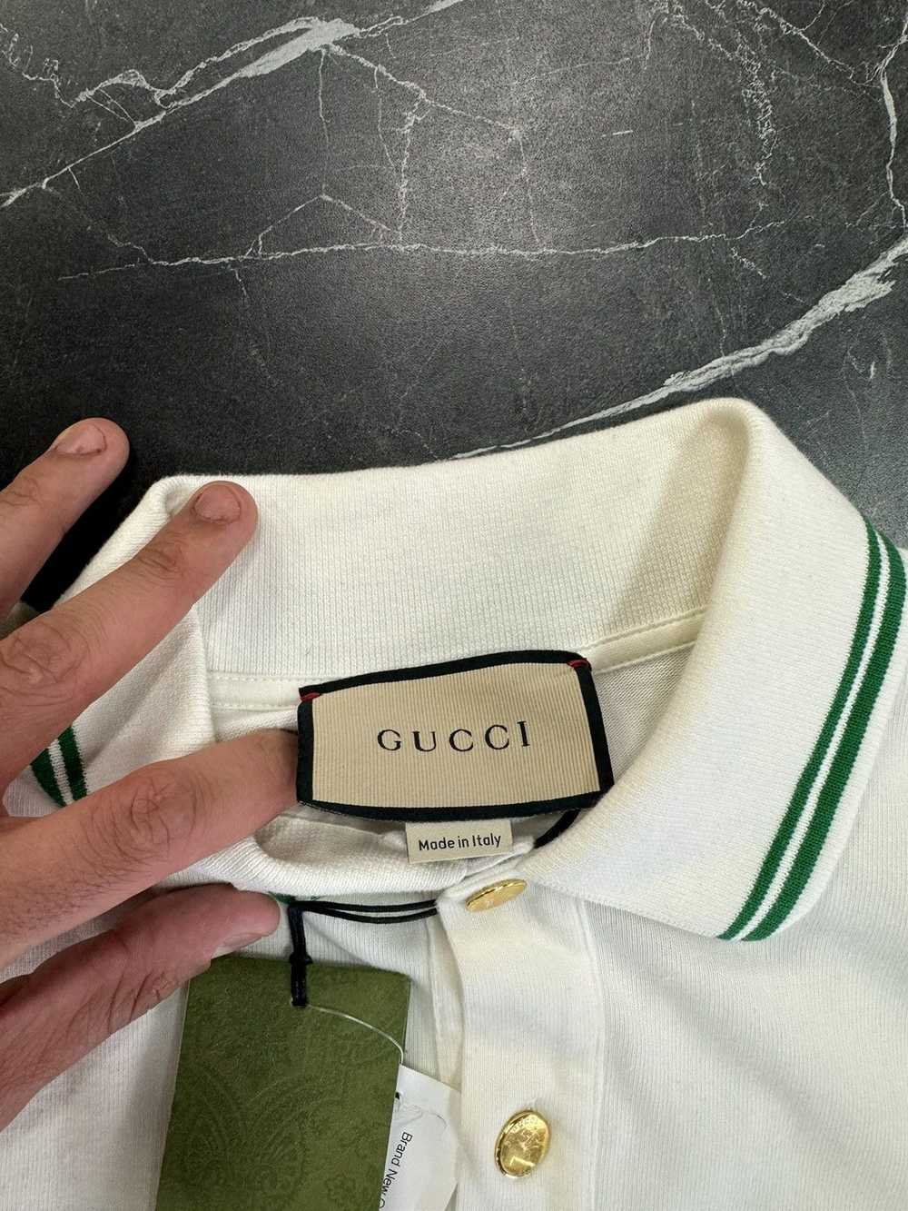 Gucci Brand New White Gucci Polo Shirt - image 5