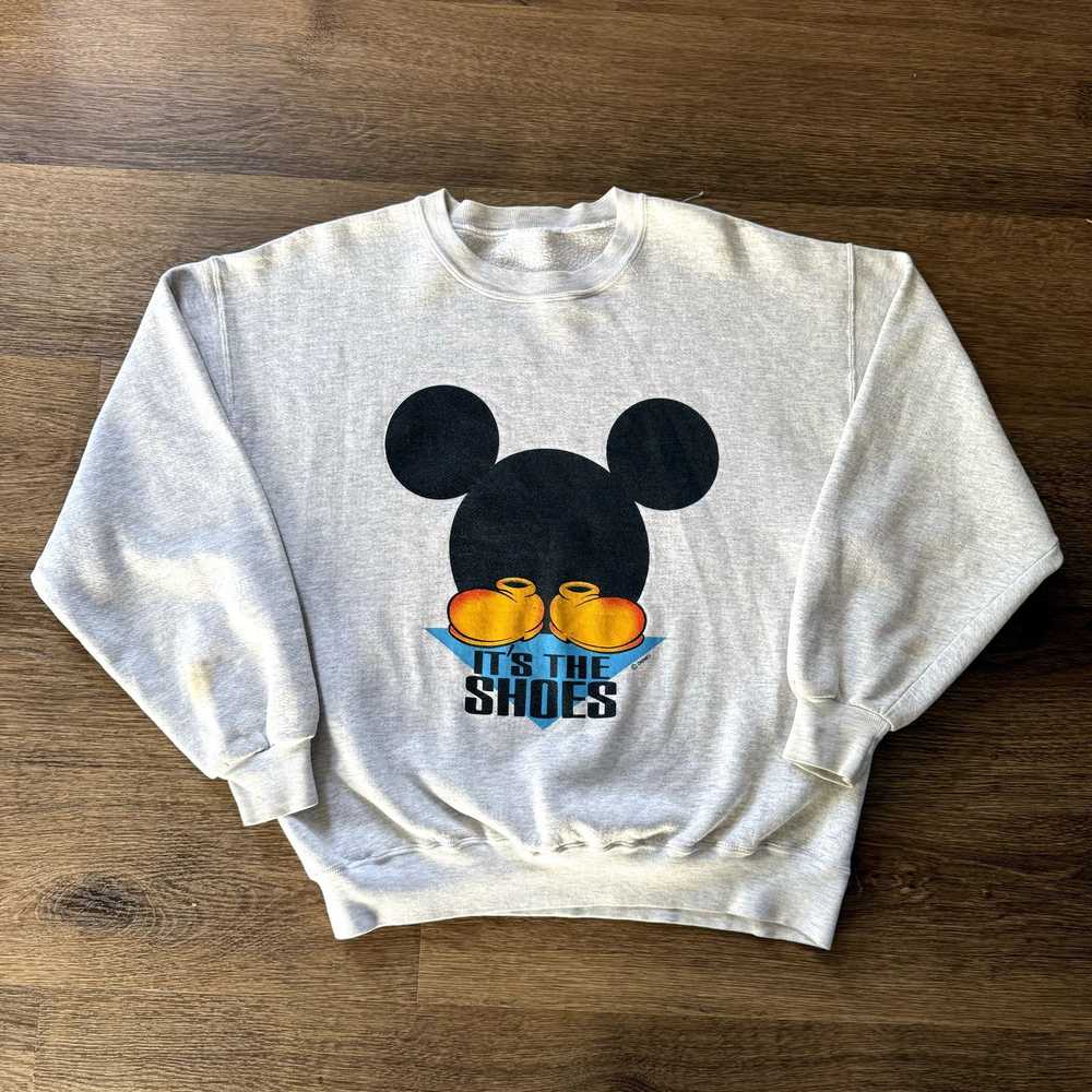 Disney Vintage Mickey Its the Shoes Crew Neck - image 1