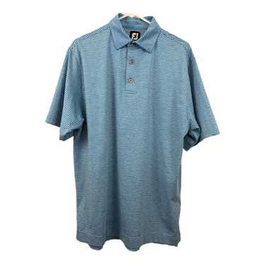 Foot Joy FootJoy FJ Polo Shirt Mens Blue/Black Str