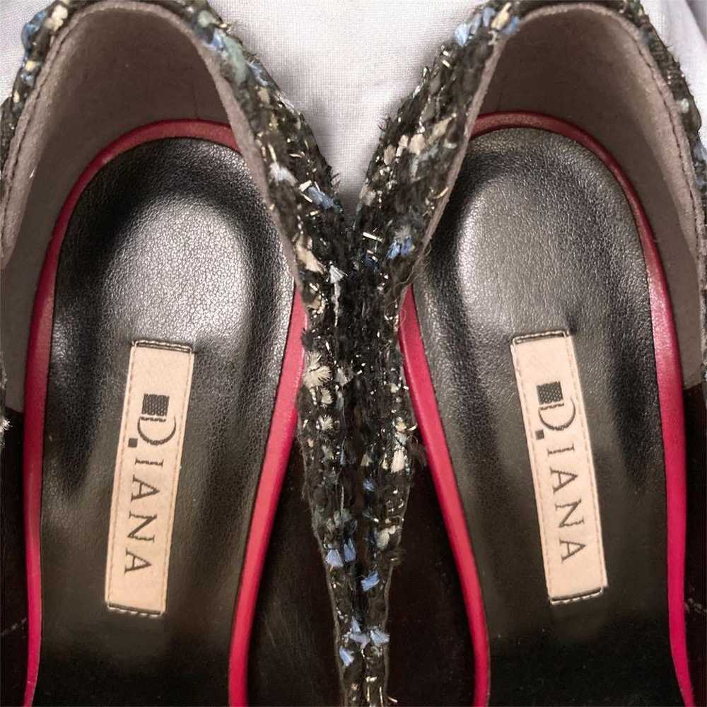 【Almost brand new】DIANA Multi Tweed Pumps with Co… - image 10