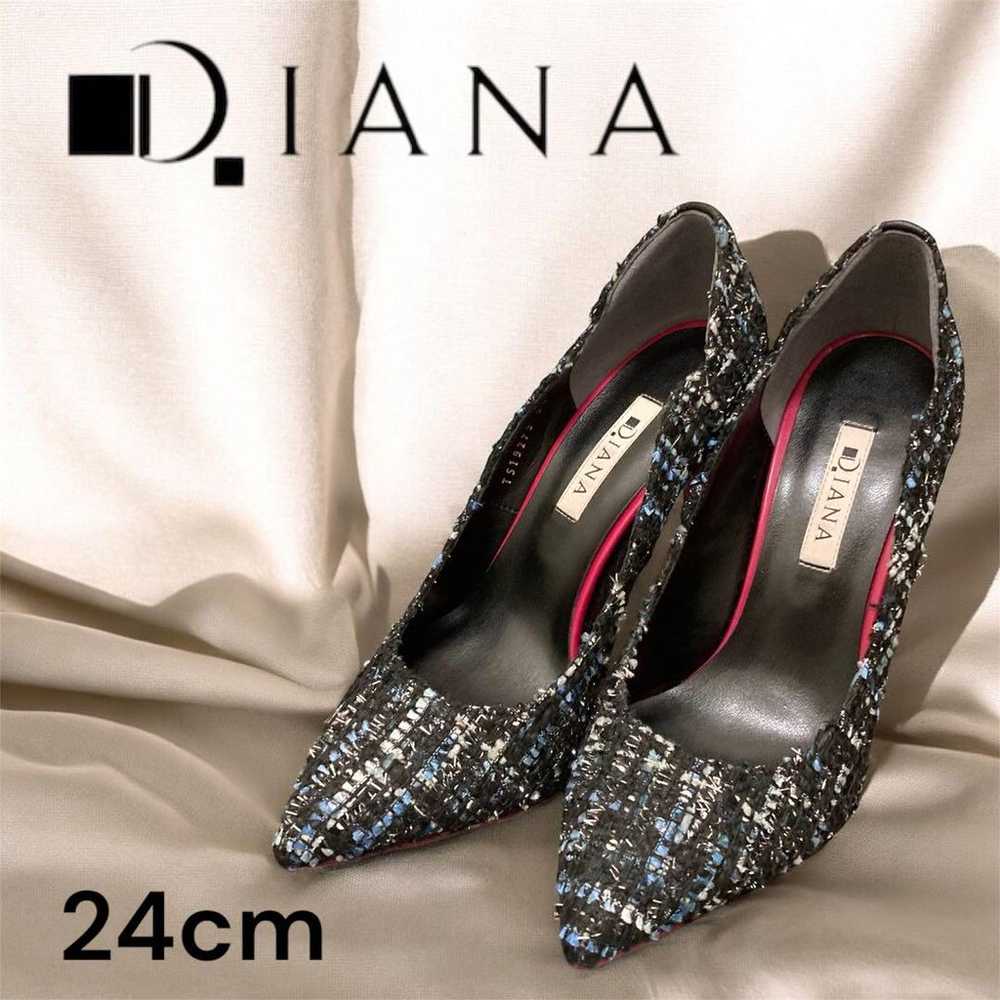 【Almost brand new】DIANA Multi Tweed Pumps with Co… - image 1