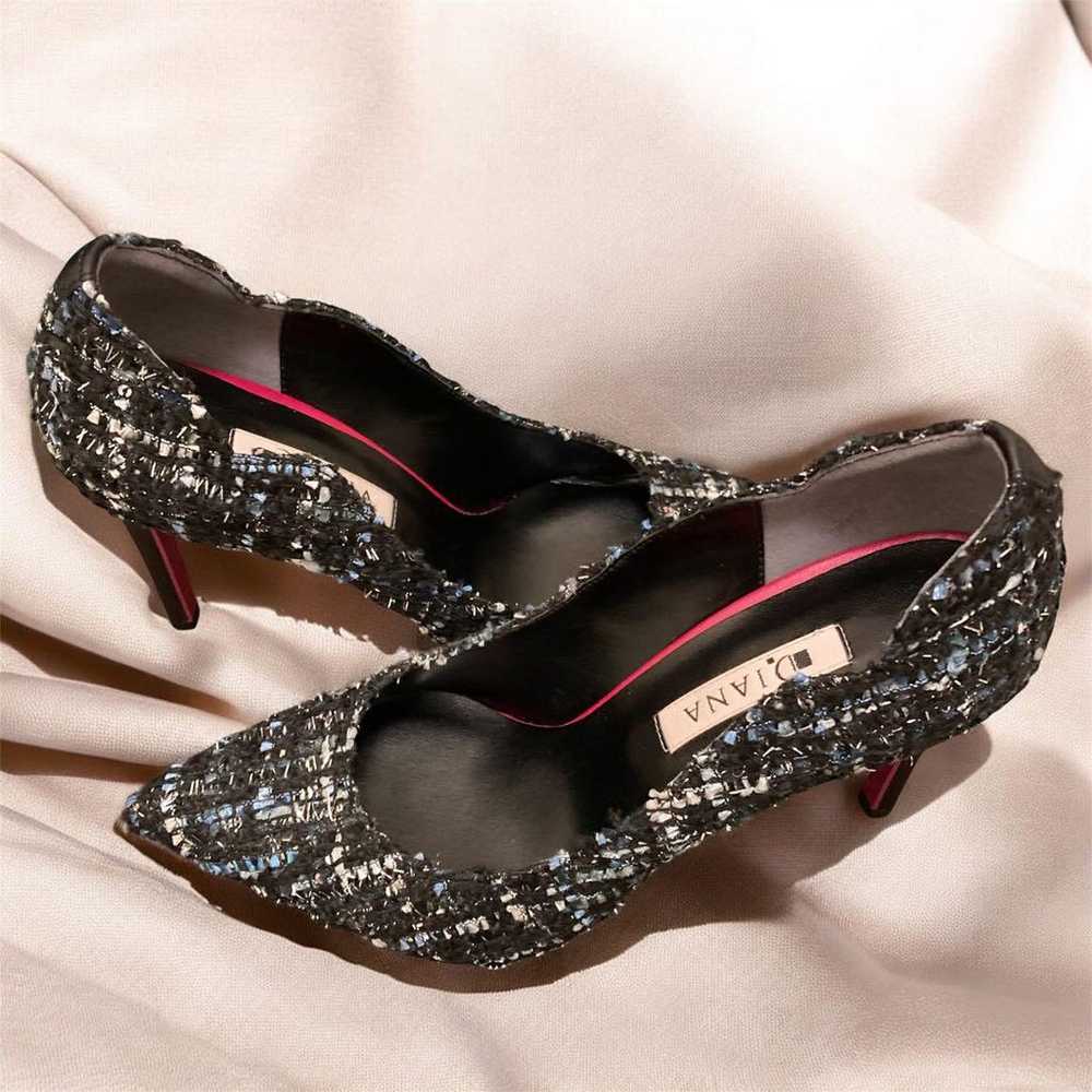 【Almost brand new】DIANA Multi Tweed Pumps with Co… - image 3