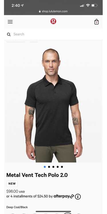 Lululemon Metal Vent Tech Polo 2.0