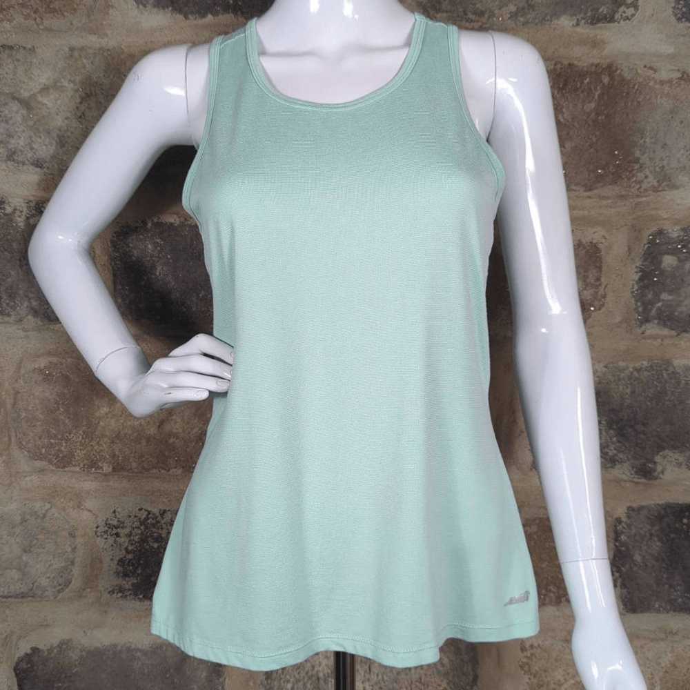 Avia Avia Tank Top Aqua Green Ribbed Lightweight … - image 1