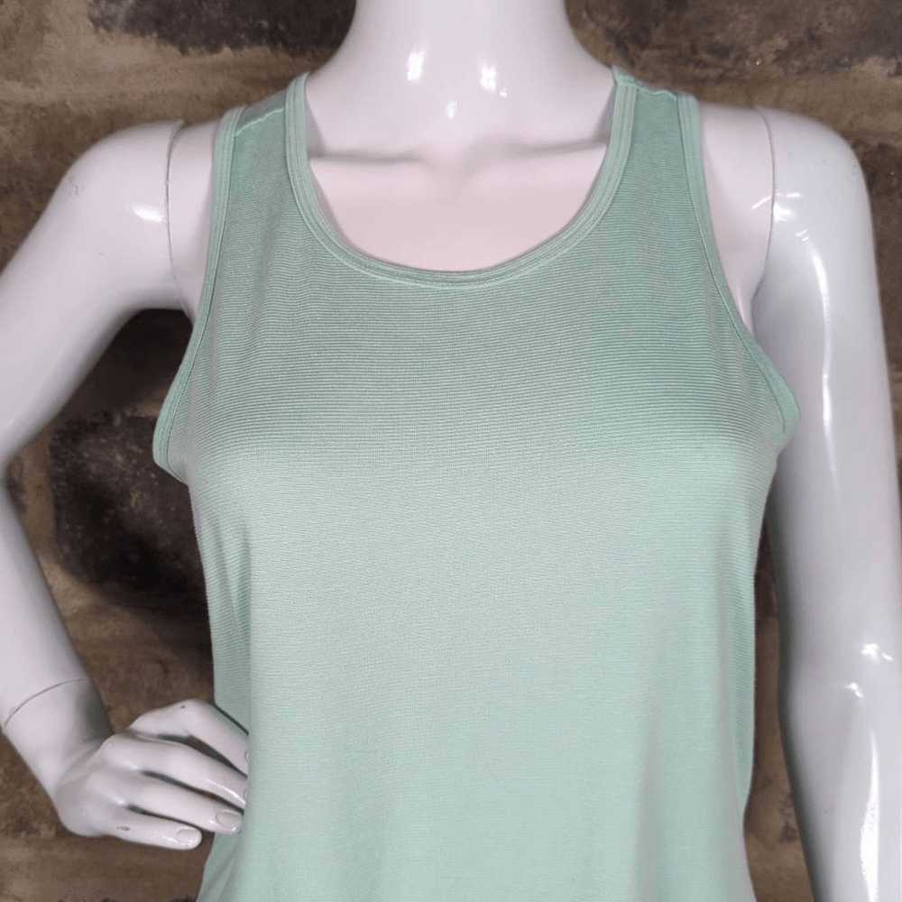 Avia Avia Tank Top Aqua Green Ribbed Lightweight … - image 2