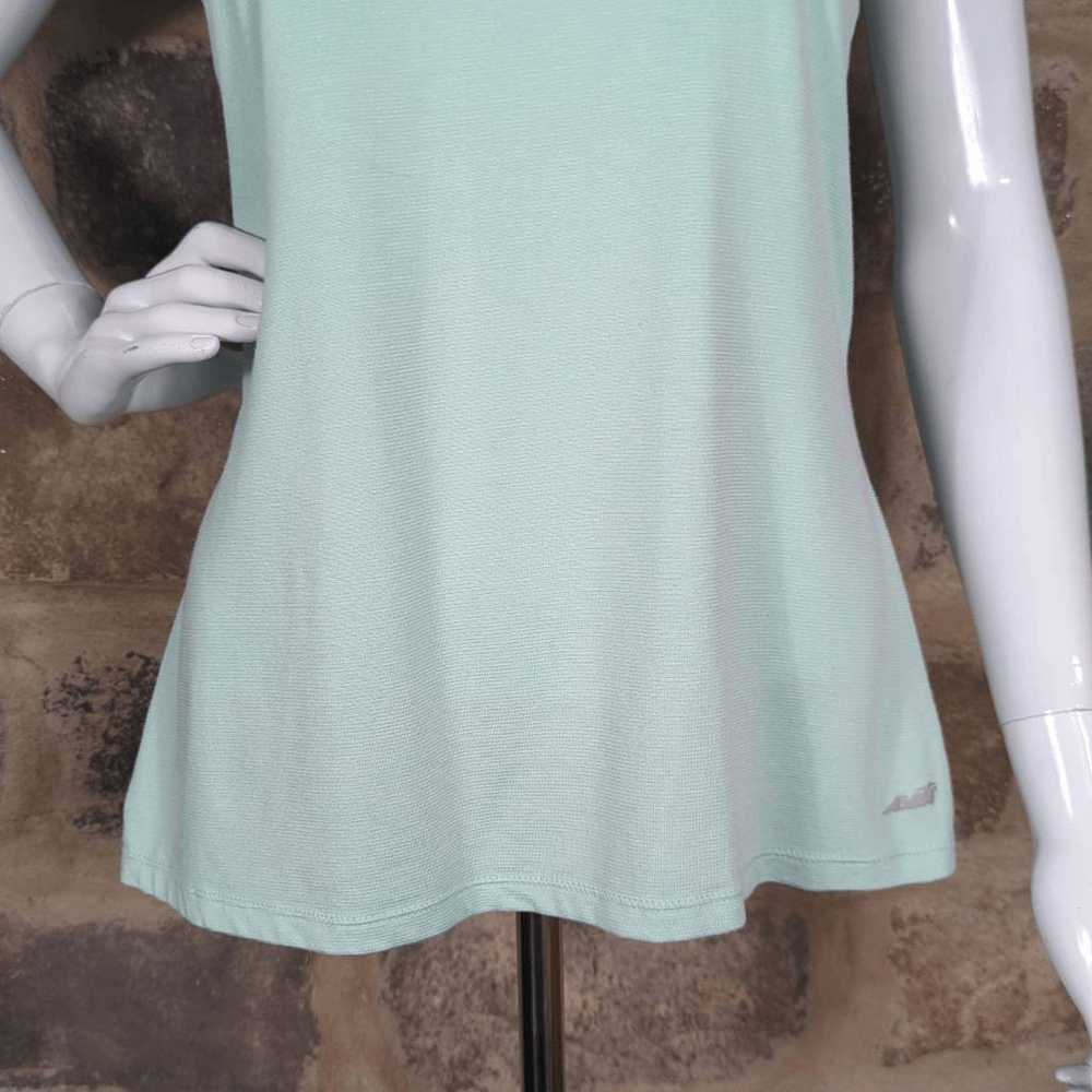 Avia Avia Tank Top Aqua Green Ribbed Lightweight … - image 3