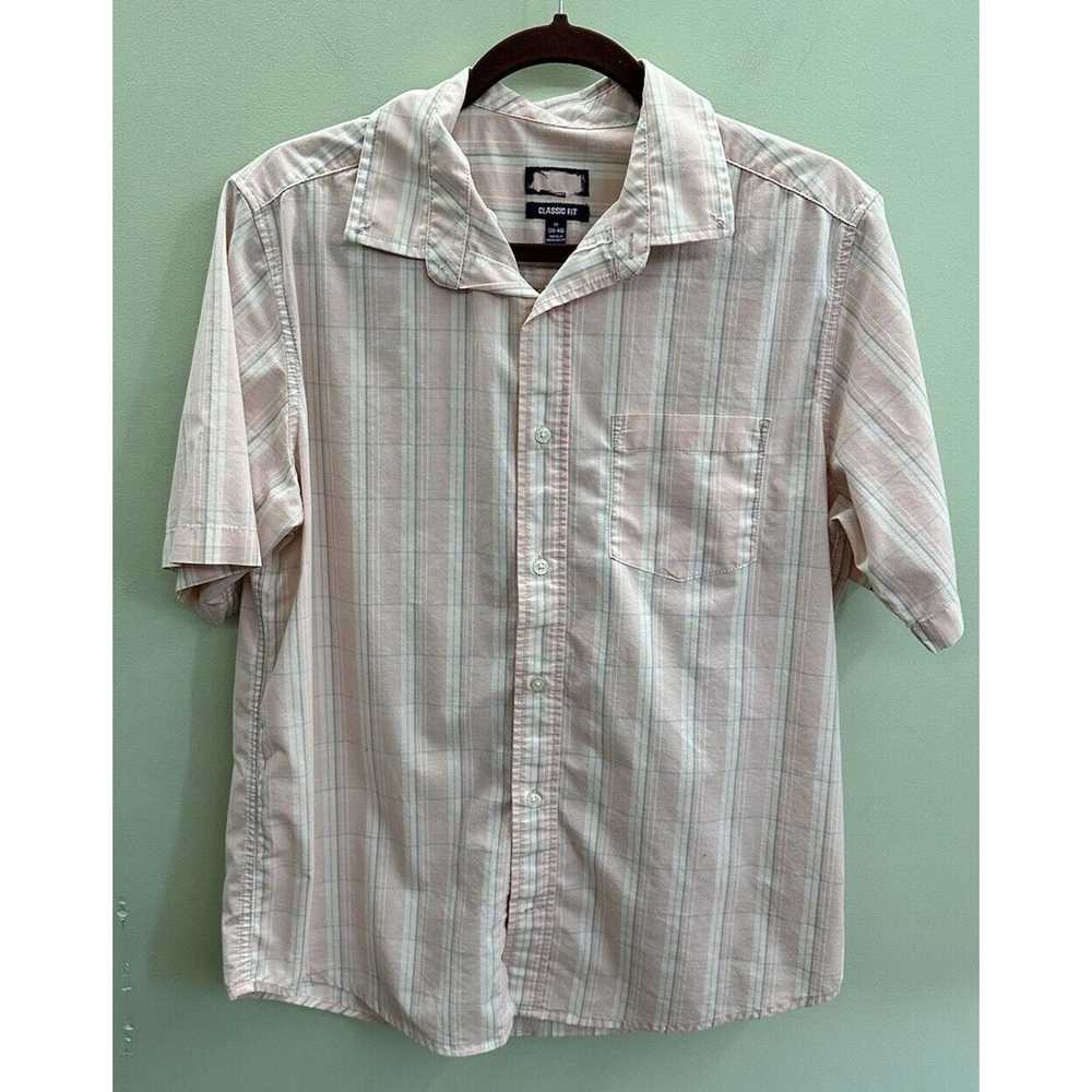 Gap Gap Pink Short Sleeve Button Down Top Womans … - image 1