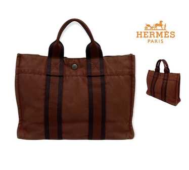 Hermes × Vintage Vintage 90s Hermes Fourre Tout M… - image 1