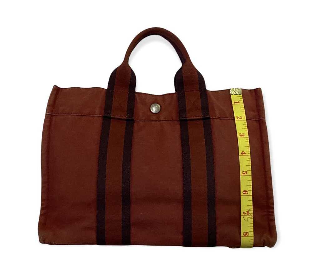 Hermes × Vintage Vintage 90s Hermes Fourre Tout M… - image 7