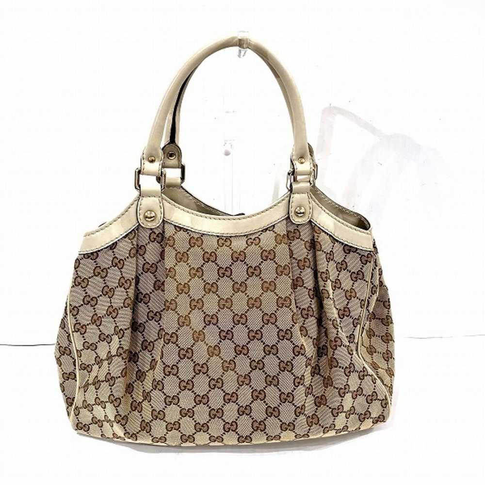 Gucci GUCCI Sukey 211944 GG Canvas Bag Handbag fo… - image 2