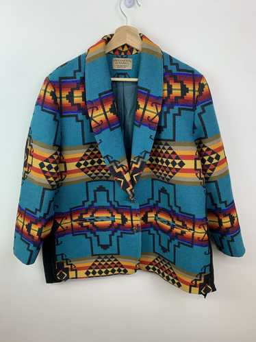 Cardigan × Streetwear Vintaeg 1990s Pendleton Azte