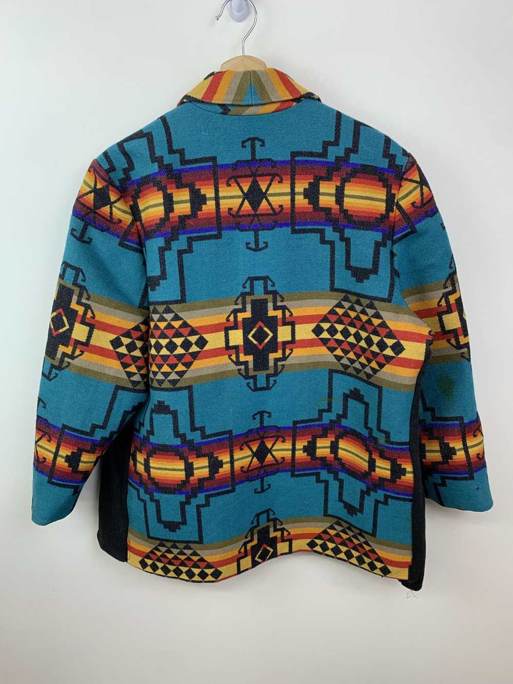 Cardigan × Streetwear Vintaeg 1990s Pendleton Azt… - image 4