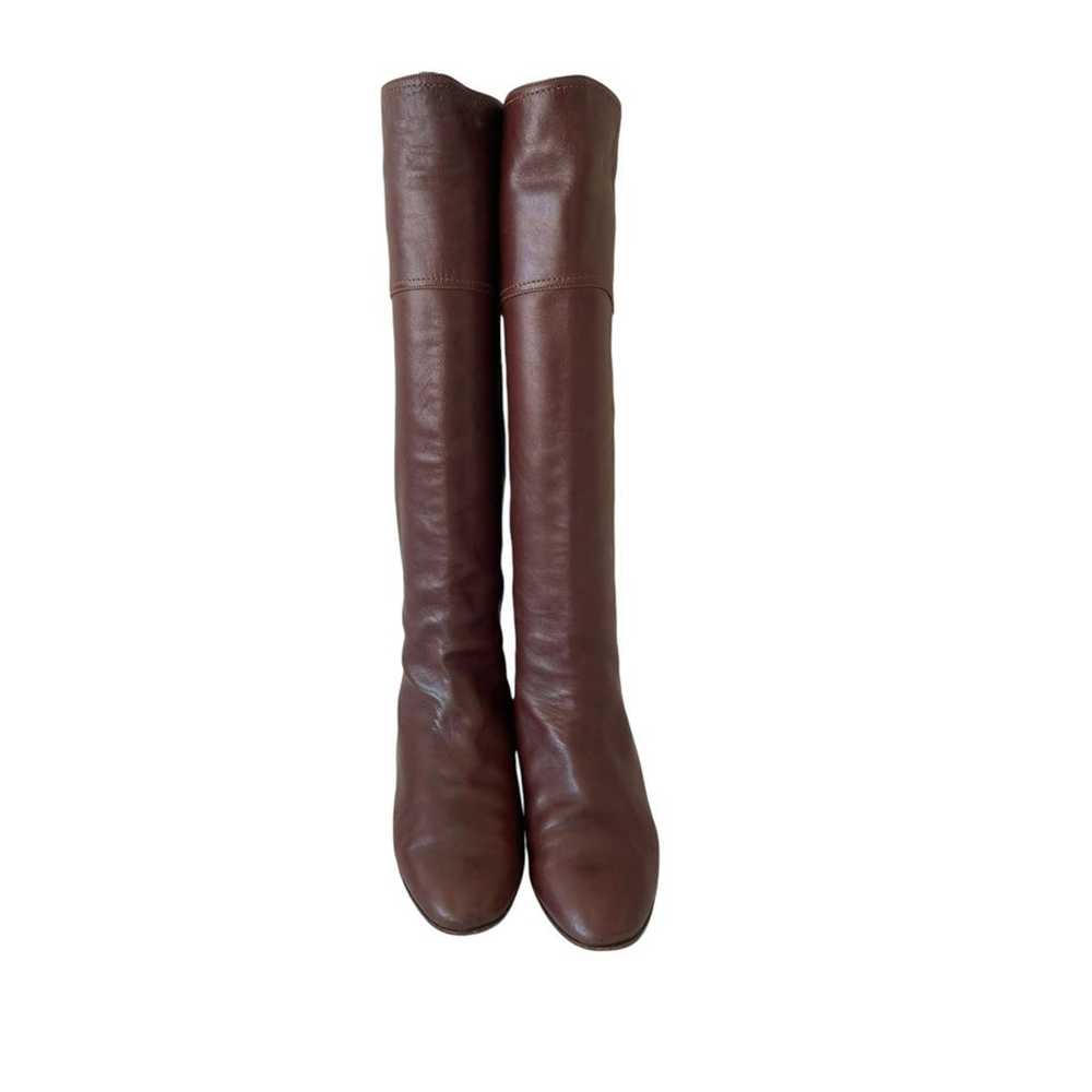 Bottega Veneta Leather riding boots - image 4