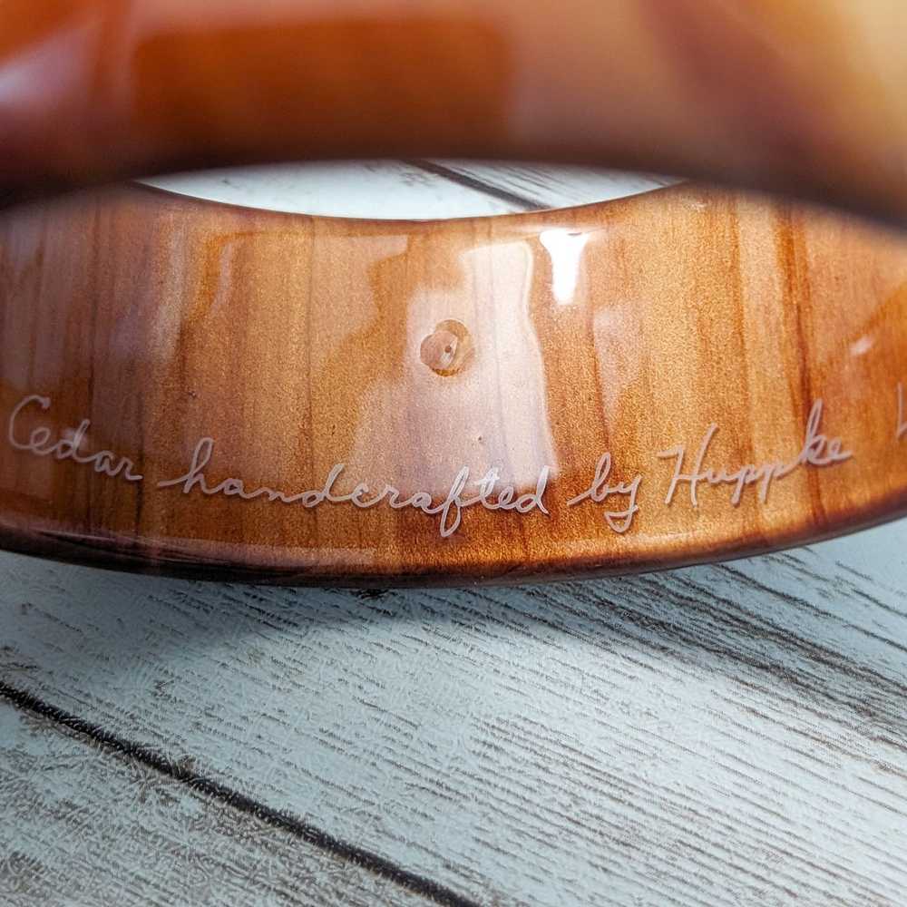 Other Vintage Cedar Bracelet Handcrafted by Huppke - image 8