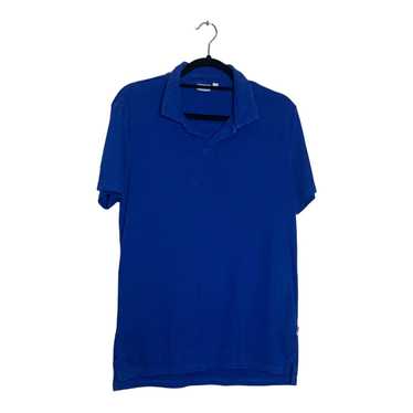 Onia Onia blue short sleeves polo shirt size Large