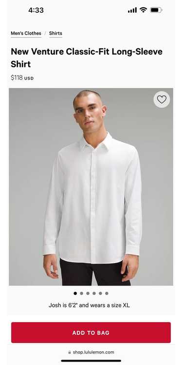 Lululemon New Venture Shirt