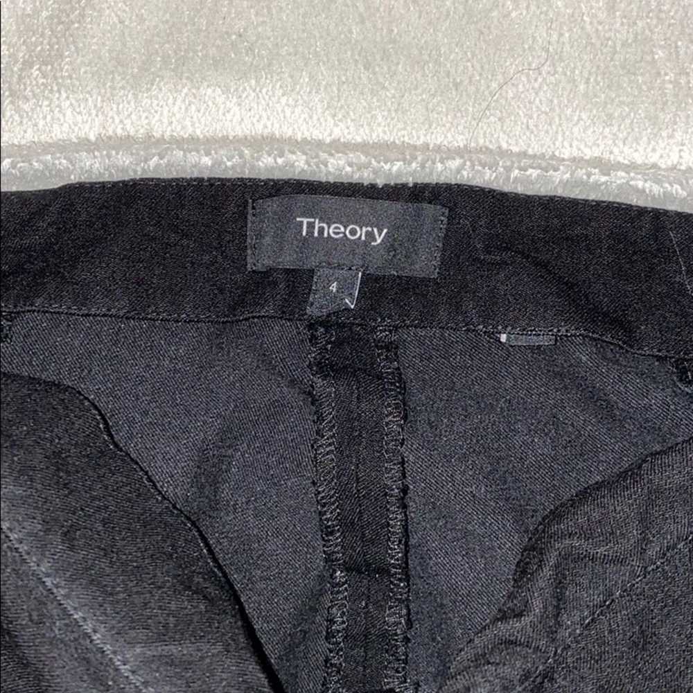 Theory Theory black legging style pants | Sz 4 - image 3