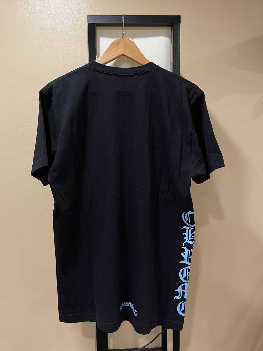 Chrome Hearts Chrome Hearts Black Pocket Tee Blue… - image 2