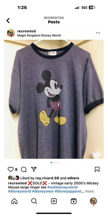 Disney × Mickey Mouse × Vintage vintage early 2000