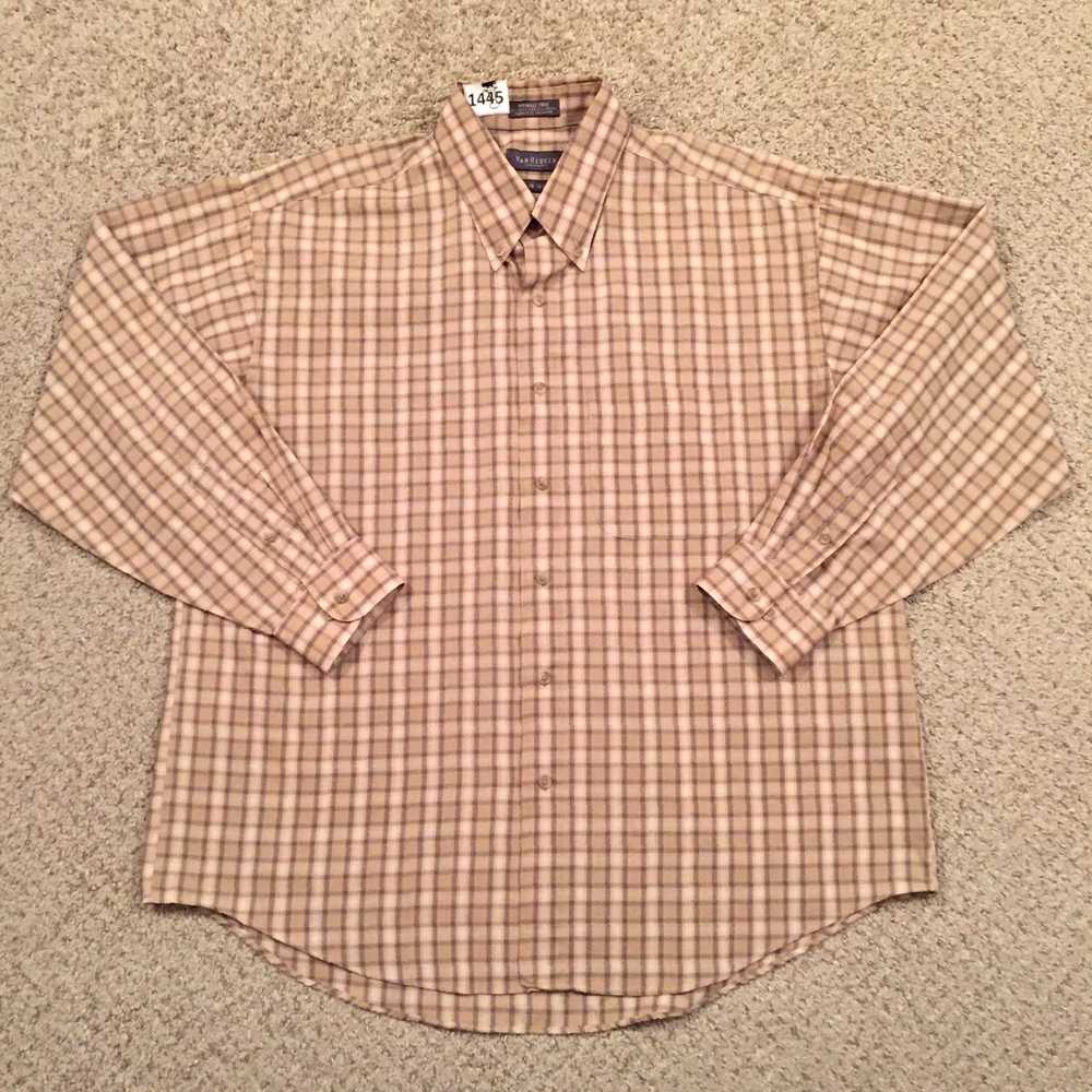 Van Heusen Van Heusen Mens Large Long Sleeve Plai… - image 1