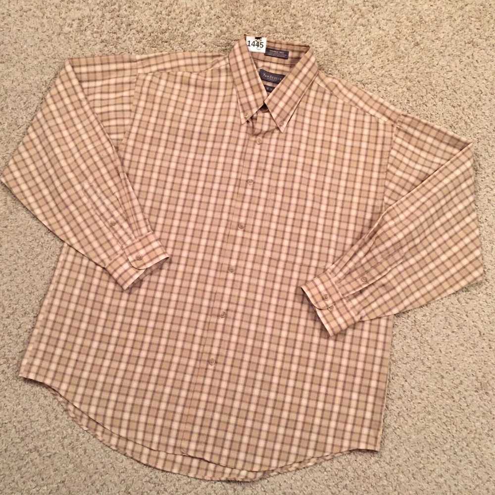 Van Heusen Van Heusen Mens Large Long Sleeve Plai… - image 2